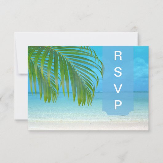PixDezines rsvp Palm fronds/strand (Voorkant)