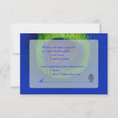 PixDezines rsvp pauock eye/kobalt/dij Kaartje (Achterkant)