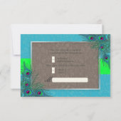 PixDezines rsvp Peacock Charme (Dos)