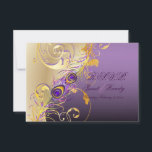 PixDezines rsvp Peacock, Filigree swirls/do-it-you<br><div class="desc">PixDezines plumes de paon psychédélique sur royal violet.com™ et PixDezines™ sur zazzle.com</div>