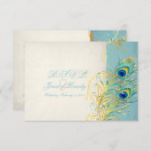 PixDezines rsvp Peacock Pizzazz/DIY-tekst (Voorkant / Achterkant)