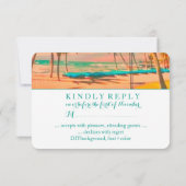 PixDezines rsvp Plage hawaïenne vintage/cobalt (Dos)