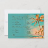 PixDezines rsvp Plage hawaiienne vintage/turquoise (Dos)