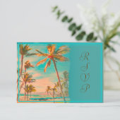 PixDezines rsvp Plage hawaiienne vintage/turquoise (Debout devant)