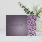 PixDezines rsvp plum flora demask/diy background (Staand voorkant)