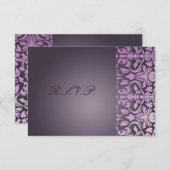 PixDezines rsvp plum flora demask/diy background (Voorkant / Achterkant)