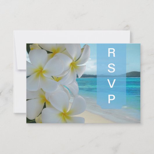 PixDezines RSVP PLUMERIA LEI/BEACH (Devant)