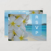 PixDezines RSVP PLUMERIA LEI/BEACH (Devant / Derrière)