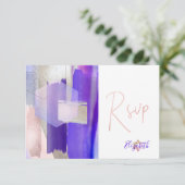 PixDezines RSVP Purple Aquarelle Bat mitzvah ✡ (Debout devant)