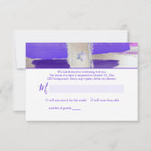 PixDezines RSVP Purple Aquarelle Bat mitzvah ✡ (Dos)