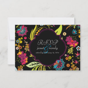 PixDezines rsvp retro floral/DIY achtergrondkleur
