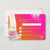 PixDezines RSVP rose/orange B'not mitzvah (Dos)