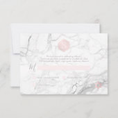 PixDezines RSVP Rose Pâle Nid d'Abeille Mitzvah ✡ (Dos)