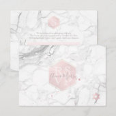 PixDezines RSVP Rose Pâle Nid d'Abeille Mitzvah ✡ (Devant / Derrière)