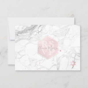 PixDezines RSVP Rose Pâle Nid d'Abeille Mitzvah ✡