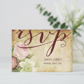 PixDezines rsvp roses vintages/parchemin (Debout devant)
