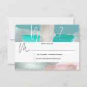 PixDezines RSVP Sage Coral, Bloc de couleurs (Devant)