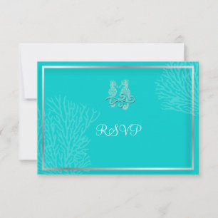 PixDezines rsvp Seahorse+Coral/diy kleur