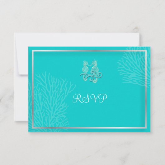 PixDezines rsvp Seahorse+Coral/do-it-yourself coul (Devant)