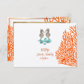 PixDezines rsvp Seahorse, strandpartij (Voorkant / Achterkant)