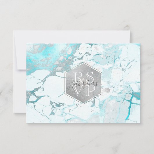 PixDezines RSVP Silver Honeycomb Bar Mitzvah ✡ Kaartje (Voorkant)