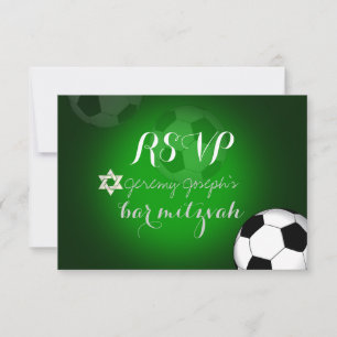 PixDezines rsvp Soccer Bar Mitzvah/DO-IT-YOURSELF