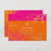 PixDezines rsvp Sorbet Swirls, Bat mitzvah (Devant / Derrière)