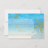 PixDezines rsvp Starfish/Beach Weddings (Achterkant)