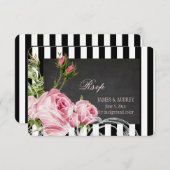 PixDezines rsvp tchalkboard+roses vintages+pivots (Devant / Derrière)