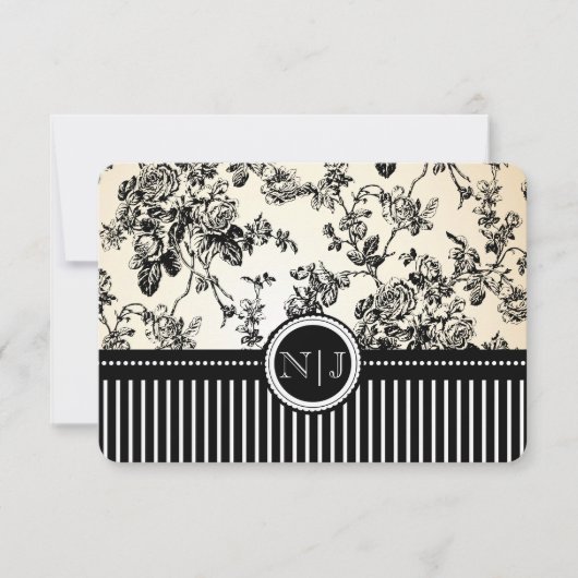 PixDezines rsvp toile/rozen/zwart (Voorkant)