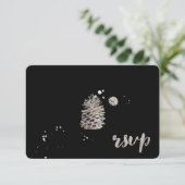 PixDezines rsvp verblindd/zilver/pinecon/soiree (Staand voorkant)