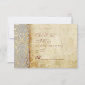 PixDezines RSVP VINTAGE+FLORE ROMANTIQUE DAMASK (Dos)