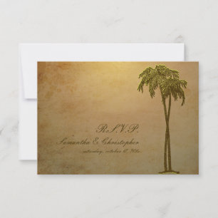 PixDezines rsvp vintage twin Palms Kaartje