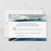 PixDezines RSVP Waterverf Agate Bar Mitzvah ✡ (Achterkant)