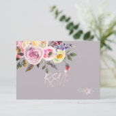PixDezines RSVP Waterverf Rozen Bat Mitzvah ✡ (Staand voorkant)