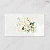 PixDezines Rustic H2 Alabaster Rozen Eucalyptus Plaatskaartje (Achterkant)