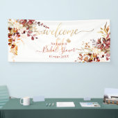 PixDezines Rustic Herfst Gum Eucalyptus Banner (Beurs)
