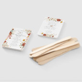 PixDezines Rustic Waterverf Herfst Garden Flowers Handwaaier (Niet-gemonteerd)