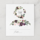 PixDezines Rustieke Bloom Waterverf Bloemen (Buitenkant ongevouwen)