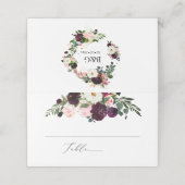 PixDezines Rustieke Bloom Waterverf Bloemen (Buitenkant ongevouwen)