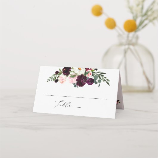 PixDezines Rustieke Bloom Waterverf Bloemen (Voorkant)