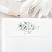 PixDezines Rusttic Waterverf Greenery Eucalyptus Etiket (Insitu)