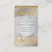 PixDezines  sabine damask Visitekaartje (Achterkant)