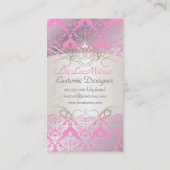 PixDezines  sabine damask Visitekaartje (Achterkant)