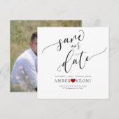 PixDezines Save Date/Fun Script/DIY background The Date (Voorkant / Achterkant)