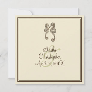 PixDezines seahorse/brown/blue/DIY background Kaart