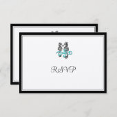 PixDezines Seahorse RSVP (Devant / Derrière)