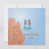 PixDezines SEAHORSES+CORAL Kaart (Voorkant)
