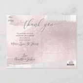 PixDezines Shower Hartelijk dank voor penseel Stro Briefkaart (Achterkant)