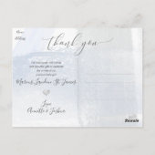 PixDezines Shower Hartelijk dank voor penseelstrek Briefkaart (Achterkant)